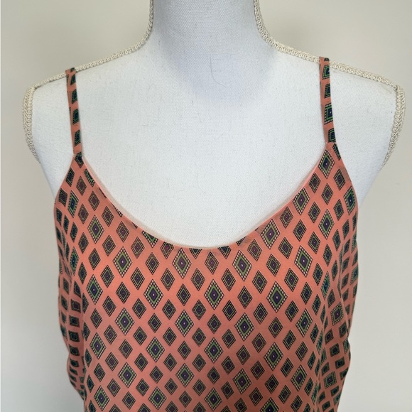 Peppermint Geometric Patterned Sleeveless Dress Size Large - Picture 7 of 7